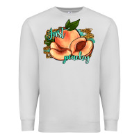 Dove Grey just peachy 2 Premium Sweatshirt - JahusDesignShop