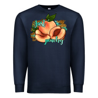 Navy just peachy 2 Premium Sweatshirt - JahusDesignShop