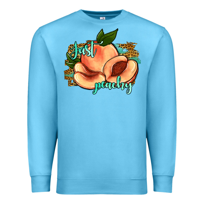 Just Peachy 2 Premium Sweatshirt by JahusDesignShop | Teevron