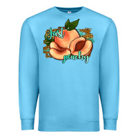 Ocean Blue just peachy 2 Premium Sweatshirt - JahusDesignShop