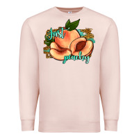 Pale Pink just peachy 2 Premium Sweatshirt - JahusDesignShop