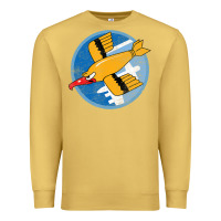 Antique Gold Ww2 91St Bomb Squadron Flying Fortress Soaring Bird Patch Premium Sweatshirt - FloraArt