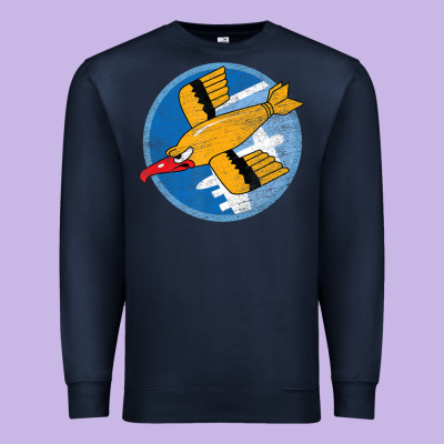 Ww2 91st Bomb Squadron Flying Fortress Soaring Bird Patch Premium Sweatshirt Designed By Floraart