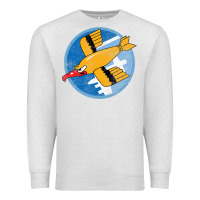 Oatmeal Heather Ww2 91St Bomb Squadron Flying Fortress Soaring Bird Patch Premium Sweatshirt - FloraArt