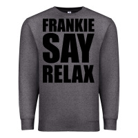 Charcoal Heather Frankie Say Relax Essential Premium Sweatshirt - FloraArt