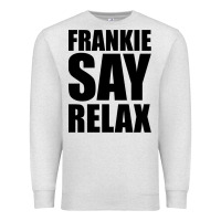 Oatmeal Heather Frankie Say Relax Essential Premium Sweatshirt - FloraArt