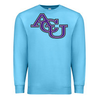 Ocean Blue ACU ABILENE CHRISTIAN UNIVERSITY Premium Sweatshirt - FloraArt