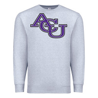Heather Grey ACU ABILENE CHRISTIAN UNIVERSITY Premium Sweatshirt - FloraArt