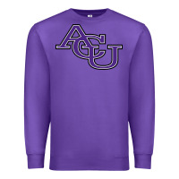 Purple ACU ABILENE CHRISTIAN UNIVERSITY Premium Sweatshirt - FloraArt