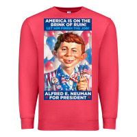 Cardinal alfred e. neuman for president Premium Sweatshirt - FloraArt