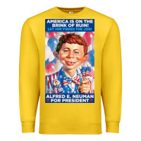 Lemon alfred e. neuman for president Premium Sweatshirt - FloraArt