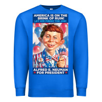 True Royal alfred e. neuman for president Premium Sweatshirt - FloraArt
