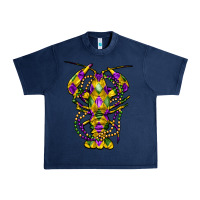 Navy mardi gras crawfish Urban Heavy Tee - FaDigitalArtStudio