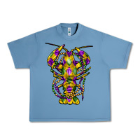 Pebble Blue mardi gras crawfish Urban Heavy Tee - FaDigitalArtStudio