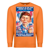 Carrot alfred e. neuman for president Premium Sweatshirt - FloraArt