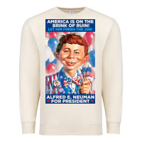 Sandshell alfred e. neuman for president Premium Sweatshirt - FloraArt