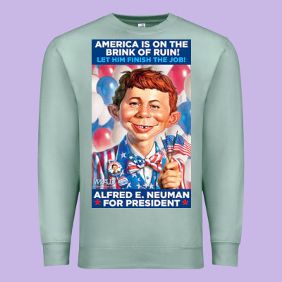 Alfred E. Neuman For President Premium Sweatshirt Designed By Floraart