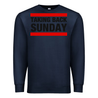 Navy TAKING BACK SUNDAY Premium Sweatshirt - FloraArt