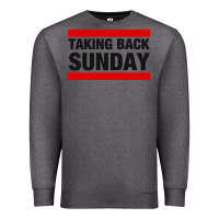 Charcoal Heather TAKING BACK SUNDAY Premium Sweatshirt - FloraArt