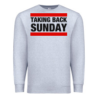 Heather Grey TAKING BACK SUNDAY Premium Sweatshirt - FloraArt