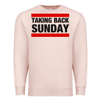 Pale Pink TAKING BACK SUNDAY Premium Sweatshirt - FloraArt