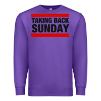 Purple TAKING BACK SUNDAY Premium Sweatshirt - FloraArt