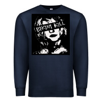 Navy Vintage Bikini Kill Women Classic Premium Sweatshirt - FloraArt