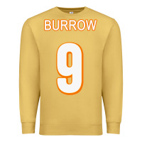 Antique Gold Burrow Jersey Premium Sweatshirt - FloraArt