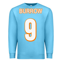 Ocean Blue Burrow Jersey Premium Sweatshirt - FloraArt