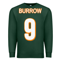Sports Green Burrow Jersey Premium Sweatshirt - FloraArt
