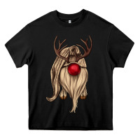 Black deer gnome Heavy Core Tee - CowGirlArtShop