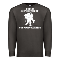 Smoke wounded warrior Premium Sweatshirt - FloraArt
