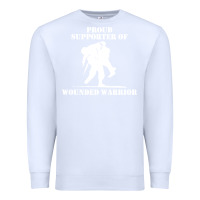 White wounded warrior Premium Sweatshirt - FloraArt