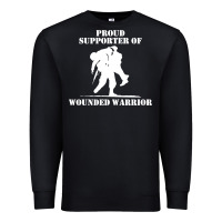 Black wounded warrior Premium Sweatshirt - FloraArt