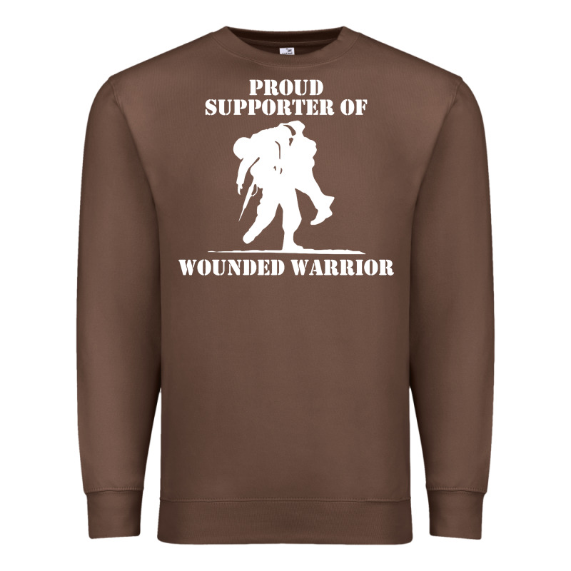 Wounded Warrior Premium Sweatshirt by FloraArt | Teevron
