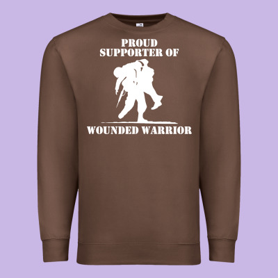 Wounded Warrior Premium Sweatshirt Designed By Floraart