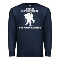 Navy wounded warrior Premium Sweatshirt - FloraArt