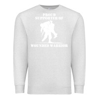 Oatmeal Heather wounded warrior Premium Sweatshirt - FloraArt