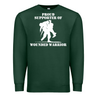 Sports Green wounded warrior Premium Sweatshirt - FloraArt
