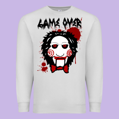 Billy Puppet Saw Jigsaw Inspired Premium Sweatshirt Designed By Floraart
