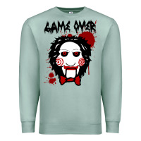 Seafoam Billy Puppet Saw Jigsaw Inspired Premium Sweatshirt - FloraArt