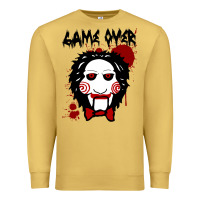 Antique Gold Billy Puppet Saw Jigsaw Inspired Premium Sweatshirt - FloraArt
