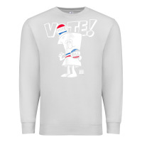 Dove Grey schoolhouse rock vote with bill with white type t shirt Premium Sweatshirt - FloraArt
