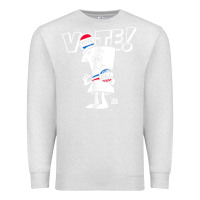 Oatmeal Heather schoolhouse rock vote with bill with white type t shirt Premium Sweatshirt - FloraArt