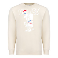 Sandshell schoolhouse rock vote with bill with white type t shirt Premium Sweatshirt - FloraArt