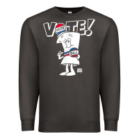 Smoke schoolhouse rock vote with bill with white type t shirt Premium Sweatshirt - FloraArt