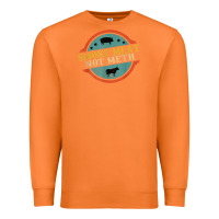 Carrot smoke meat not meth funny bbq grill lover meat lover retro Premium Sweatshirt - FloraArt