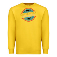 Lemon smoke meat not meth funny bbq grill lover meat lover retro Premium Sweatshirt - FloraArt