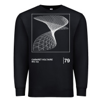 Black Cabaret Voltaire Minimal Style Graphic Artwork Design gift Premium Sweatshirt - FloraArt