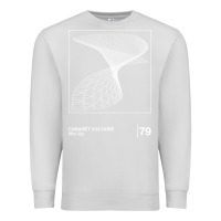 Dove Grey Cabaret Voltaire Minimal Style Graphic Artwork Design gift Premium Sweatshirt - FloraArt